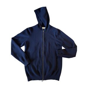 TAYLOR STITCH Navy Portola Hoodie Wool Blend Full Size Size 38 US Small
